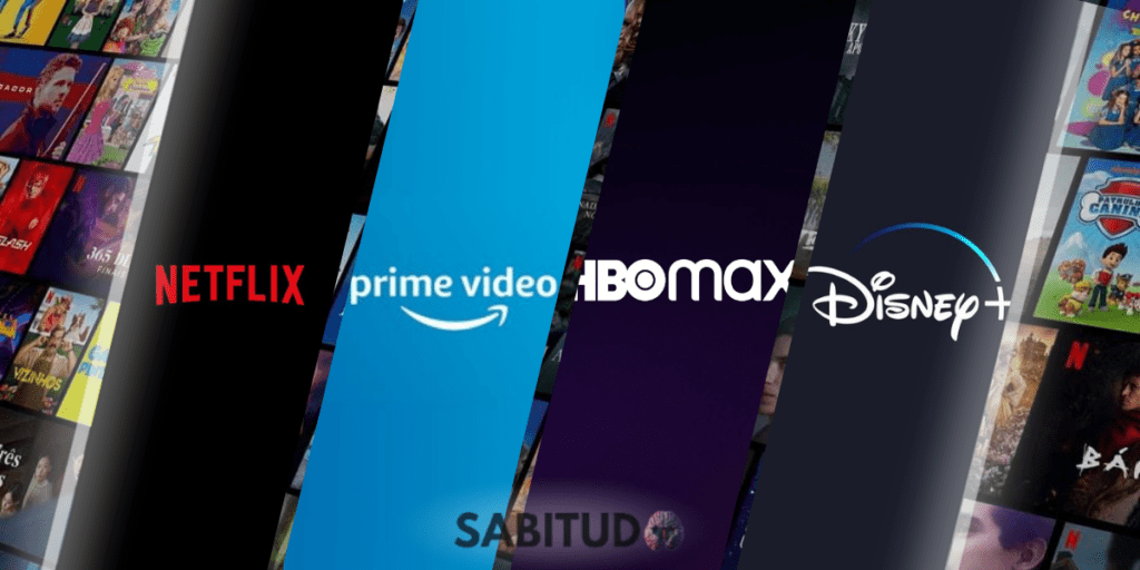 netflix, amazon prime video, disney+ e hbo max